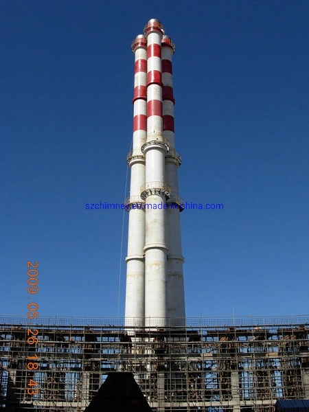 Prefabricated Chimney Pipe for Exhaust Smoke From Oil Plant